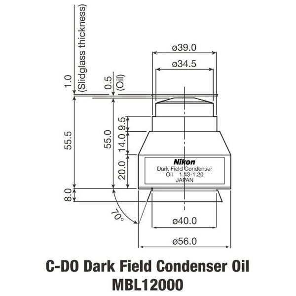 Nikon Olio per condensatori Darkfield