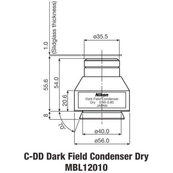 Nikon Condensatore in campo oscuro a secco