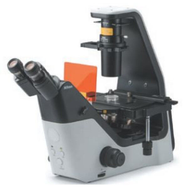 Nikon Microscopio ECLIPSE TS2, inverso, trino, PH, FL, senza obiettivi