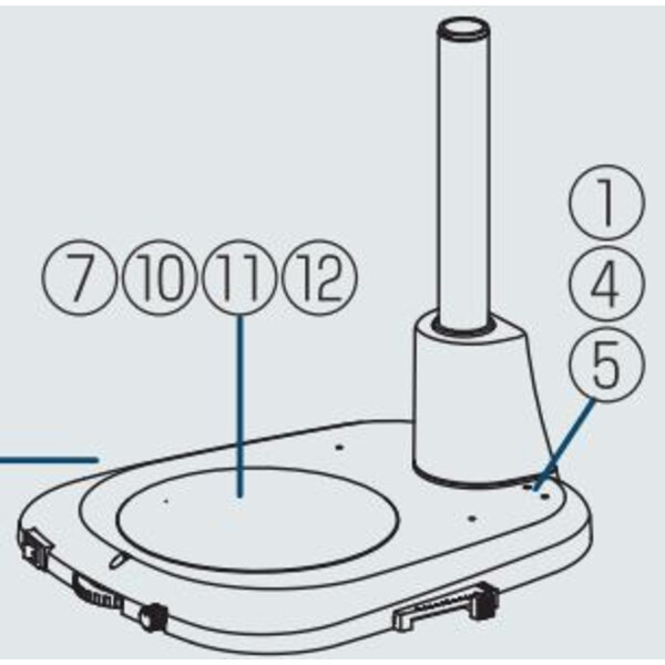 Nikon Microscopio stereo zoom SMZ745, bino, 0,67x-5x,45°, FN22, W.D.115mm, Luce trasmessa, LED