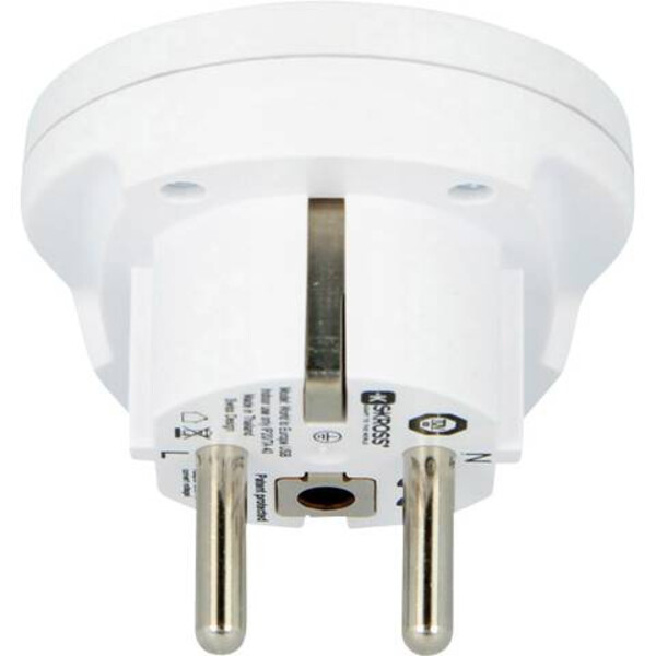 Skross Trasformatore Adattatore da viaggio World to Europe con USB