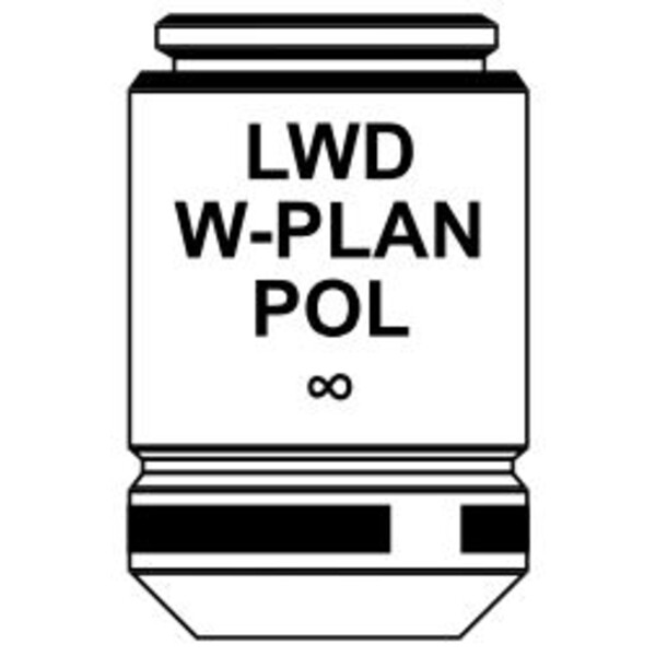 Optika Obiettivo IOS LWD W-PLAN POL objective 10x/0.25, M-1137