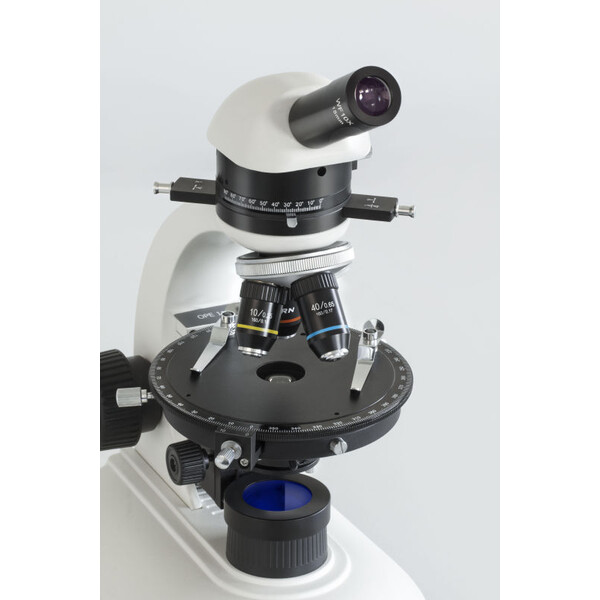 Kern Microscopio OPE 118, POL, mono, acro, 40x-400x, luce incidente, HAL, 20W