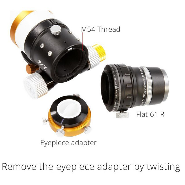 William Optics Flattener Reducer regolabile Flat61R per ZenithStar 61