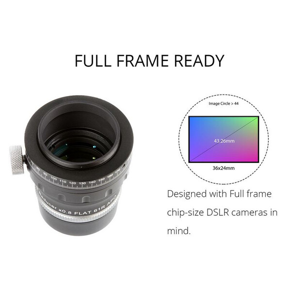 William Optics Flattener Reducer regolabile Flat61R per ZenithStar 61
