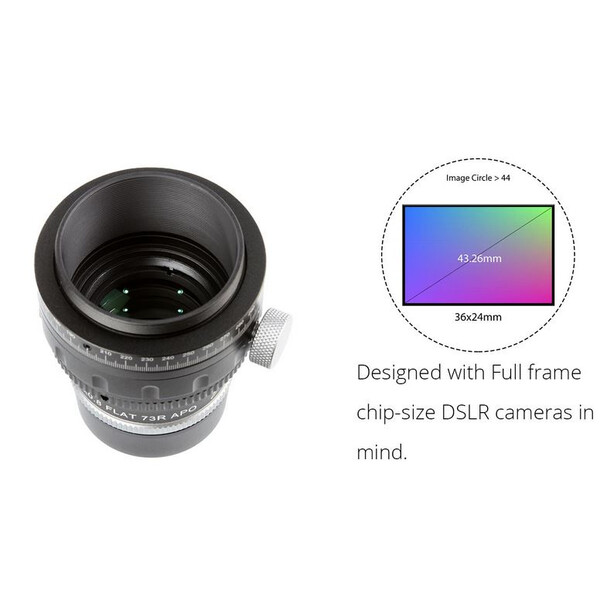 William Optics Flattener Reducer regolabile Flat73R per ZenithStar 73
