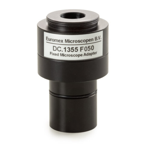 Euromex Adattore Fotocamera DC.1355, C-Mount 0,5x, Ø23 mm, corto, 1/2 pollice
