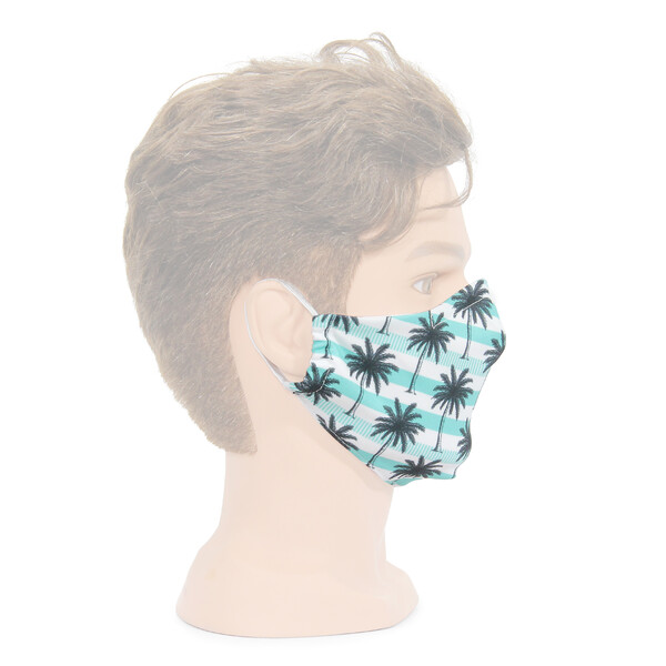 Masketo mascherina naso/bocca con motivo Palma 5 pezzi