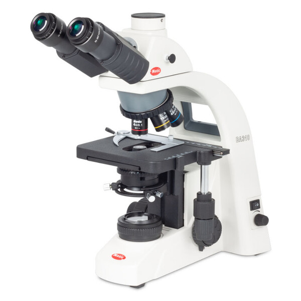 Motic Microscopio BA310, LED, 40x-400x (senza 100x), trino