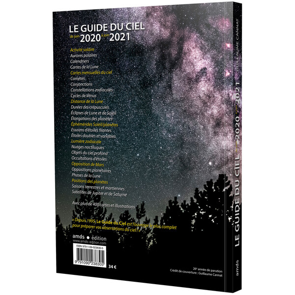 Amds édition  Annuario Le Guide du Ciel 2020-2021