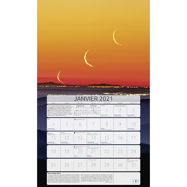 Amds édition  Calendario Astronomique 2021