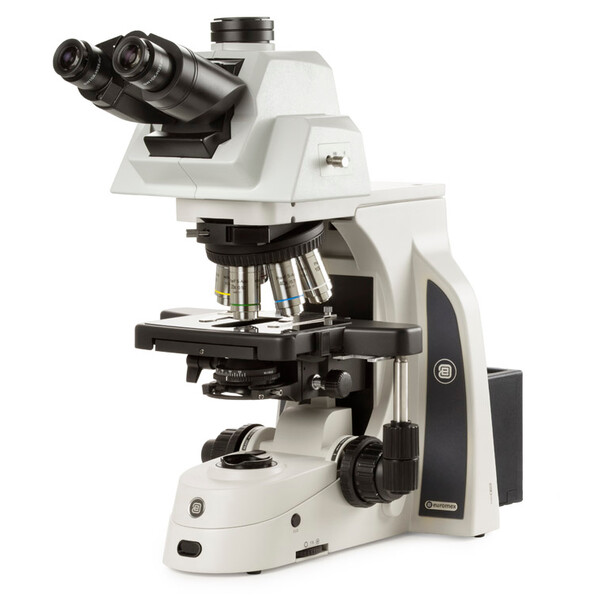 Euromex Microscopio Delphi-X, DX.2158-APLi, trino, 40x - 1000x, Planacromatico, con testa ergonomica e illuminazione alogena da 100 W