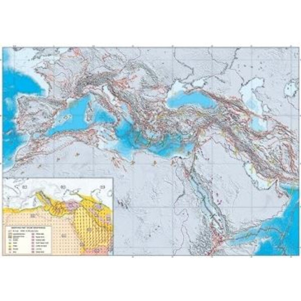 UKGE Mappa Regionale Geodynamic map of the Mediterranean