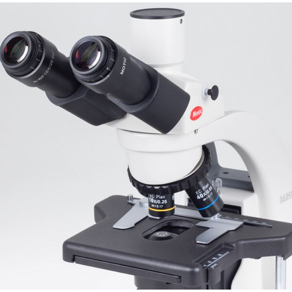 Motic Microscopio BA210E bino, infinity, EC- plan, achro, 40x-1000x Hal