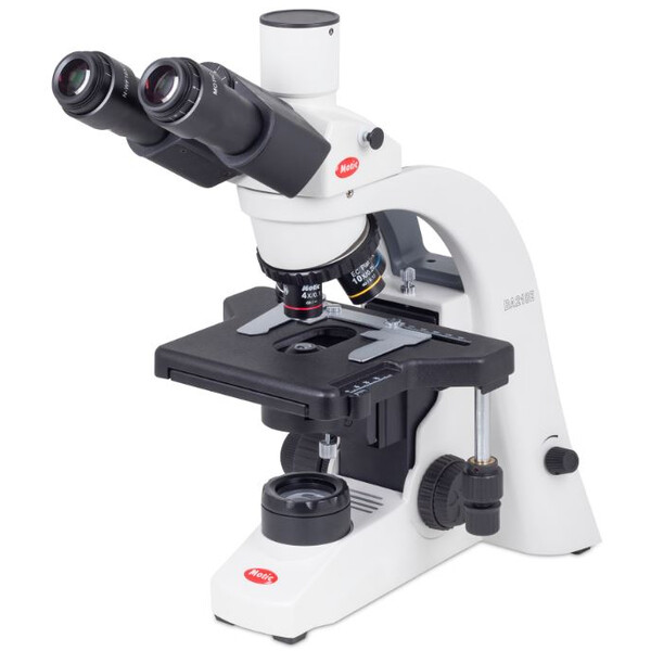 Motic Microscopio BA210 trino, infinity, EC-plan, achro, 40x-400x, LED