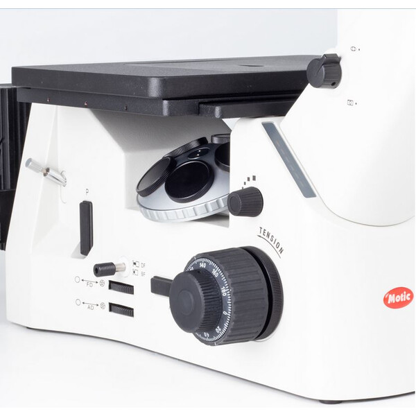 Motic Microscopio invertito AE2000 MET trino, infinito, Hal. 100W, (senza obiettivi)