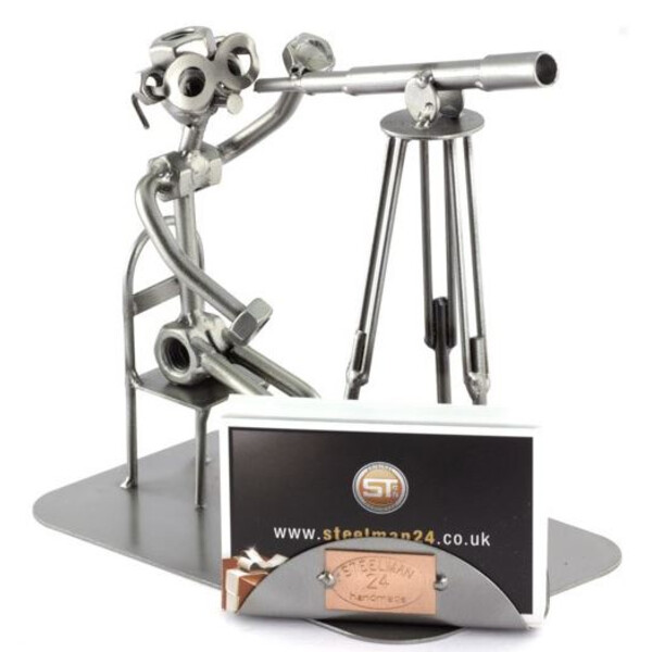 Steelman24 Rifrattore a vite con portabiglietti da visita