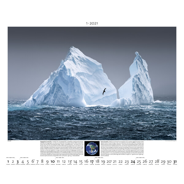 Palazzi Verlag Calendario Planet Earth 2021