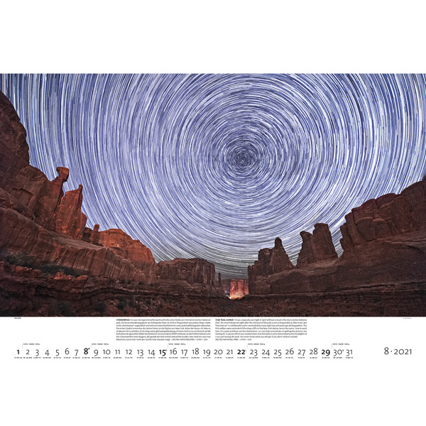 Palazzi Verlag Calendario Nightscapes 2021