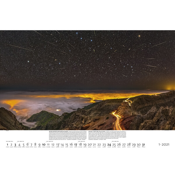 Palazzi Verlag Calendario Nightscapes 2021