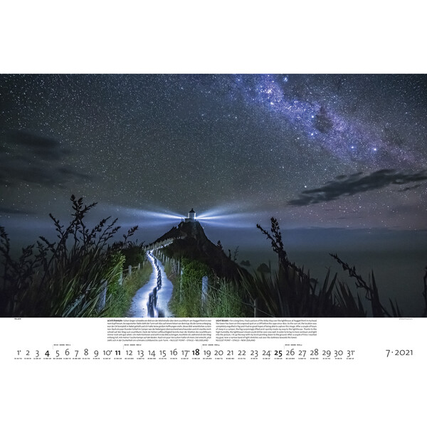 Palazzi Verlag Calendario Nightscapes 2021