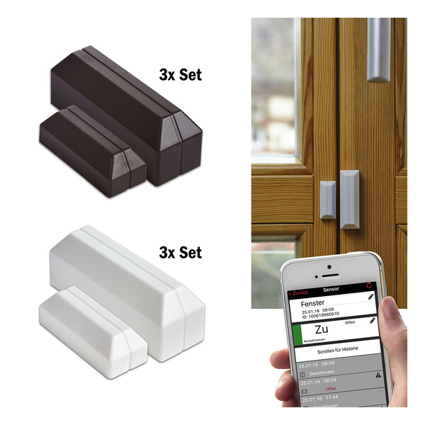 TFA Fenster- und Türen-Kontakt-Sensoren WEATHERHUB