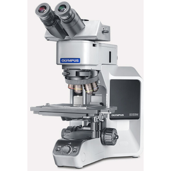 Evident Olympus Microscopio Olympus BX53-MET, HF, DF, trino, infinito, piano, Illuminazione incidente, LED, Mix