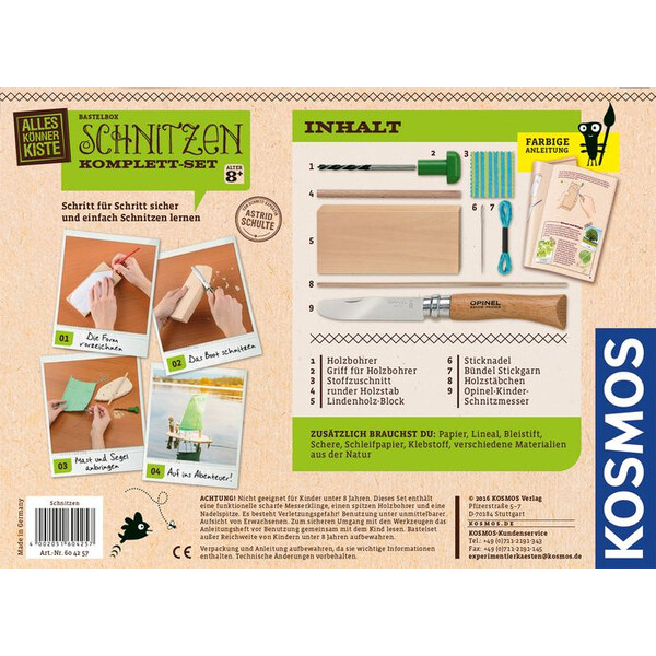 Kosmos Verlag Set completo per l'intaglio