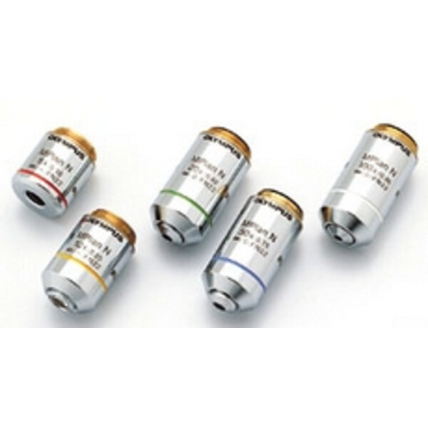 Evident Olympus Obiettivo Objective MPLN5X-1-7, M plan, ACH, reflected/transmitted light, 5x/0.10, WD 20.0mm