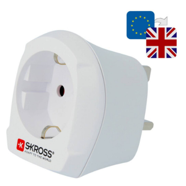 Skross Trasformatore Reiseadapter Europe to UK