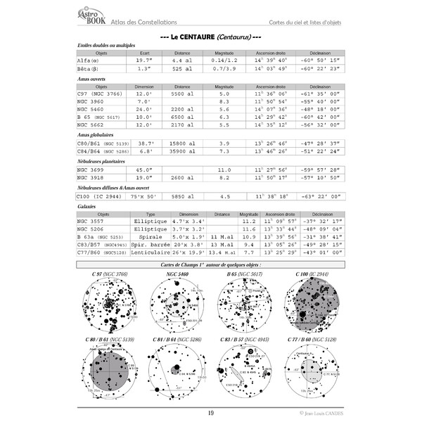 Astrobook Atlante Atlas des Constellations Tome 2 : Ciel Austral