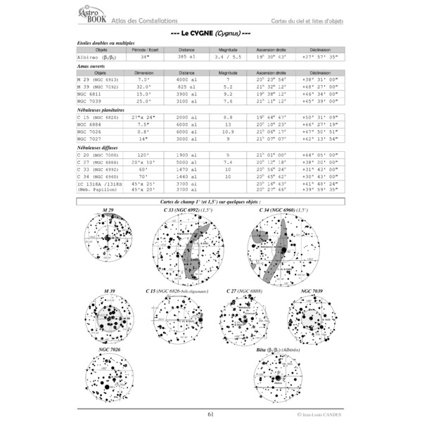 Astrobook Atlante Atlas des Constellations Master Édition