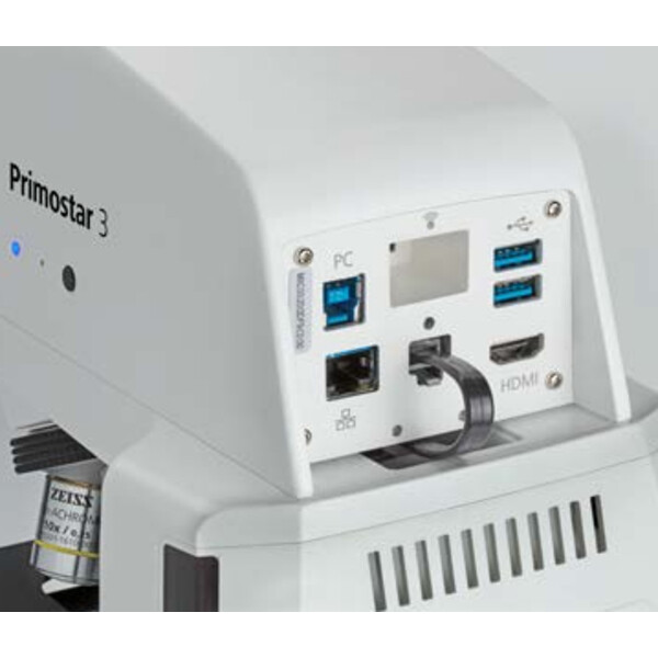 ZEISS Microscopio Primostar 3, Fix-K, Bi, Cam, SF20, 4 pos., ABBE 0.9,40x-400x
