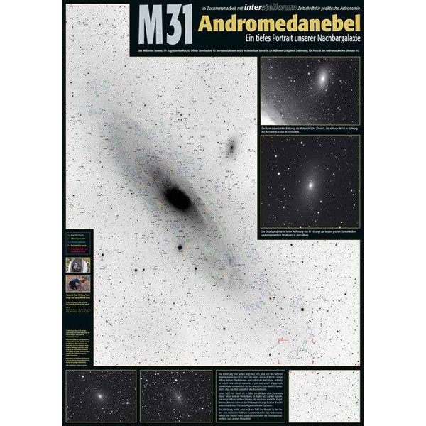 Oculum Verlag Poster M31 - Nebulosa di Andromeda