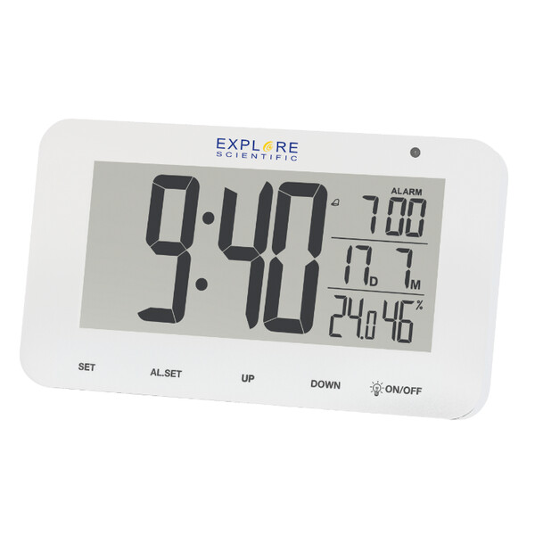 Stazione meteo Radio alarm clock with atmospheric humidity and temperature display