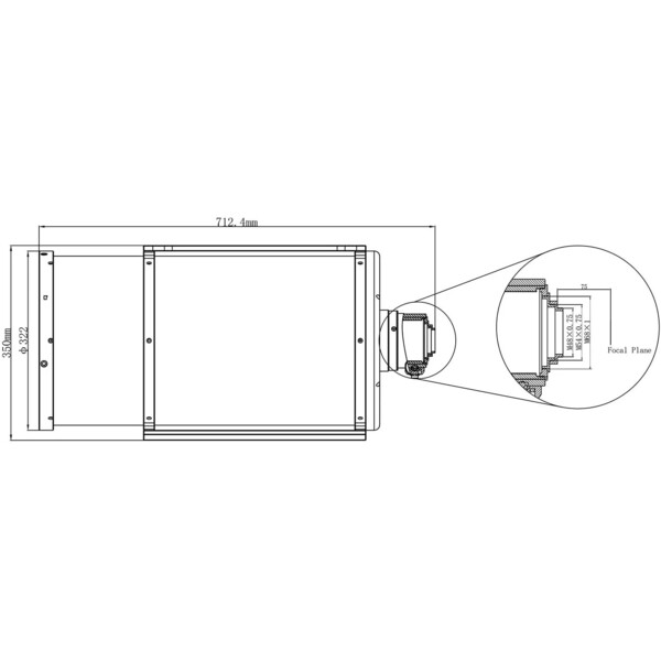 Omegon Telescopio Asferico Cassegrain 260/1300 OTA