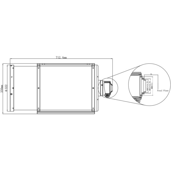 Omegon Telescopio Aspherical Cassegrain 260/1300 OTA