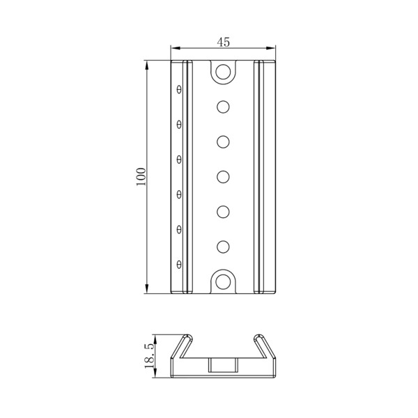 Omegon Binario di montaggio per cercatore per 72/400 Quintuplet APO