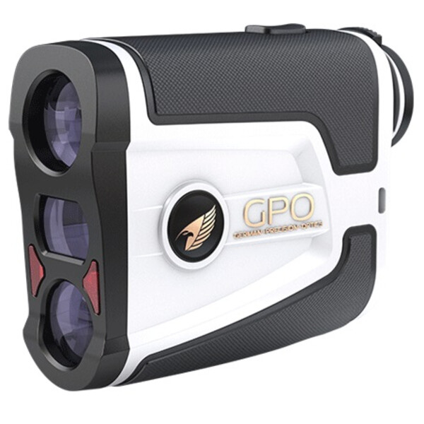 GPO Telemetro Golf Laser Rangefinder Flagmaster 1800 weiß