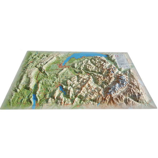 3Dmap Mappa Regionale Haute Savoie Version été