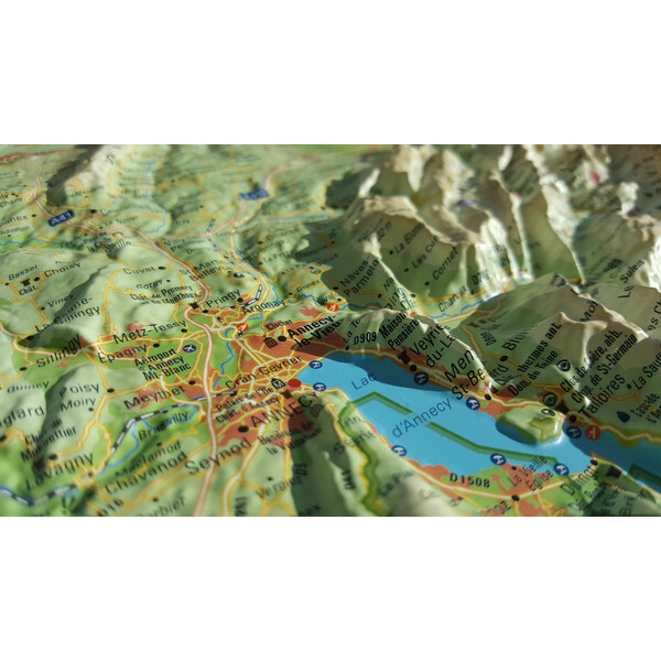 3Dmap Mappa Regionale Haute Savoie Version été