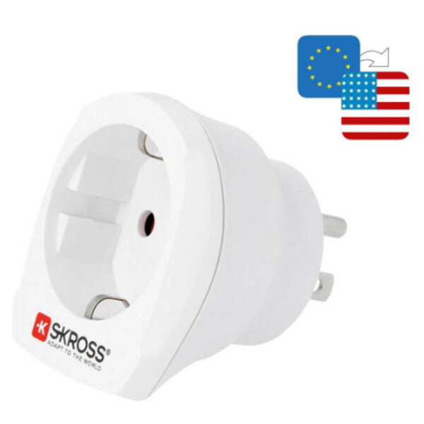 Skross Trasformatore Adattatore da Europe a USA