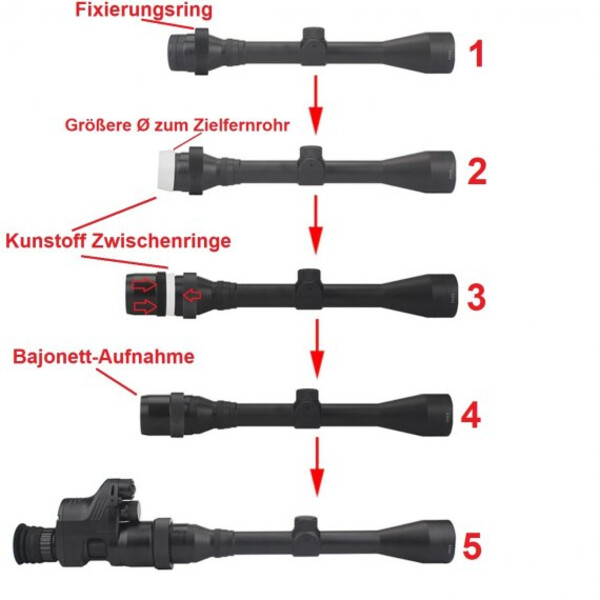 Sytong Adattatore per oculare Universall-Schnell-Adapter