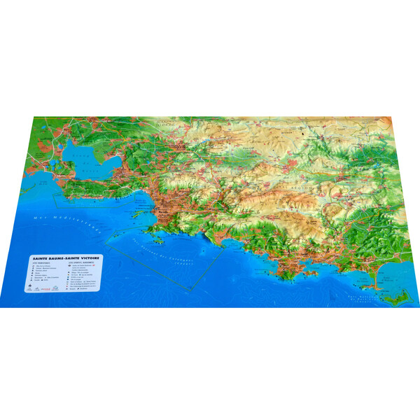 3Dmap Mappa Regionale Sainte-Victoire et Sainte-Baume