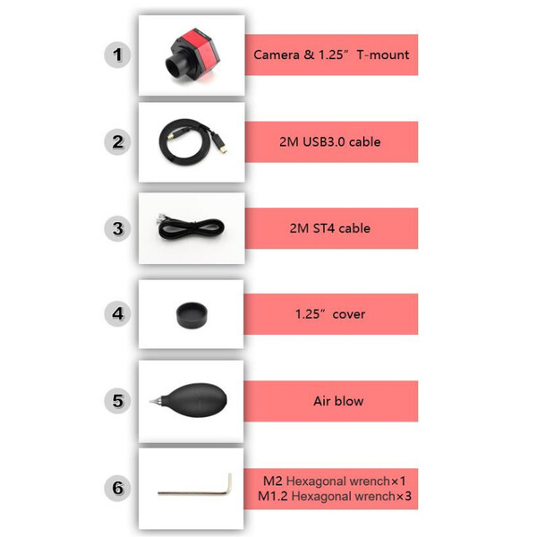 TS Optics Fotocamera TS178M USB3.0 Mono