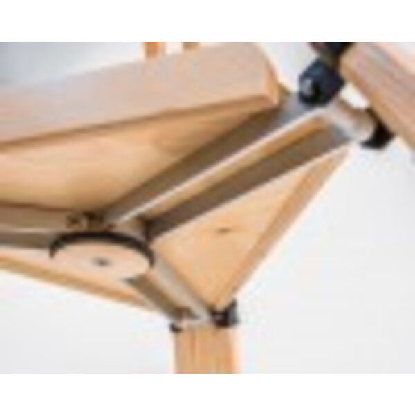 Berlebach Treppiede-Legno Cavalletto Report 212 con ripiano 37 cm (altezza massima 111 cm)