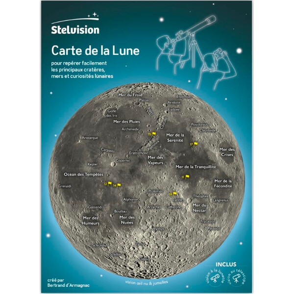 Stelvision Atlante Carte de la Lune