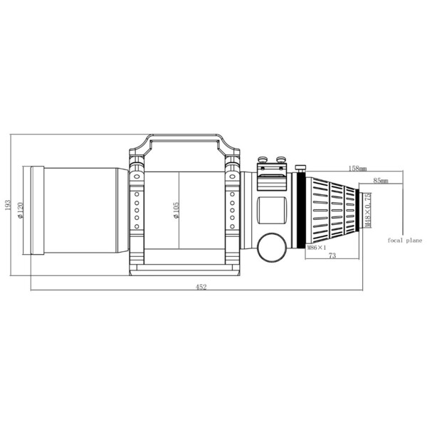 Askar Rifrattore Apocromatico Pro APO AP 90/500 Quintuplet OTA