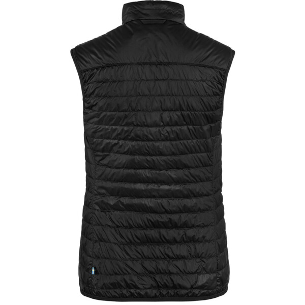 Fjällräven Gilet imbottito Abisko W, 550 nero, taglia S