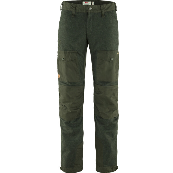 Fjällräven Pantaloni di lana Värmland M, 662 Deep Forest, taglia 48